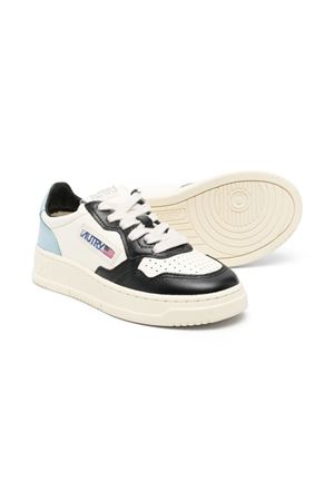 sneakers in pelle bianco AUTRY KIDS | A300KULK3F01WHTBLK